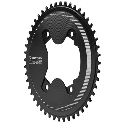 110 BCD Asymmetric 4-Bolt Chainrings for Shimano GRX Cranks