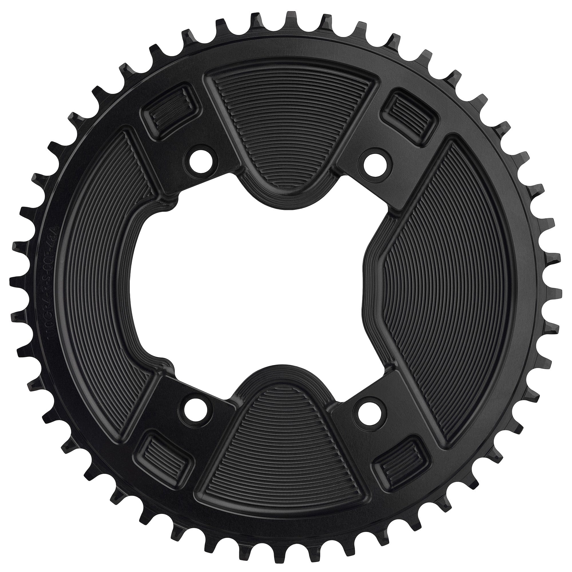 110 BCD Asymmetric 4-Bolt Chainrings for Shimano GRX Cranks