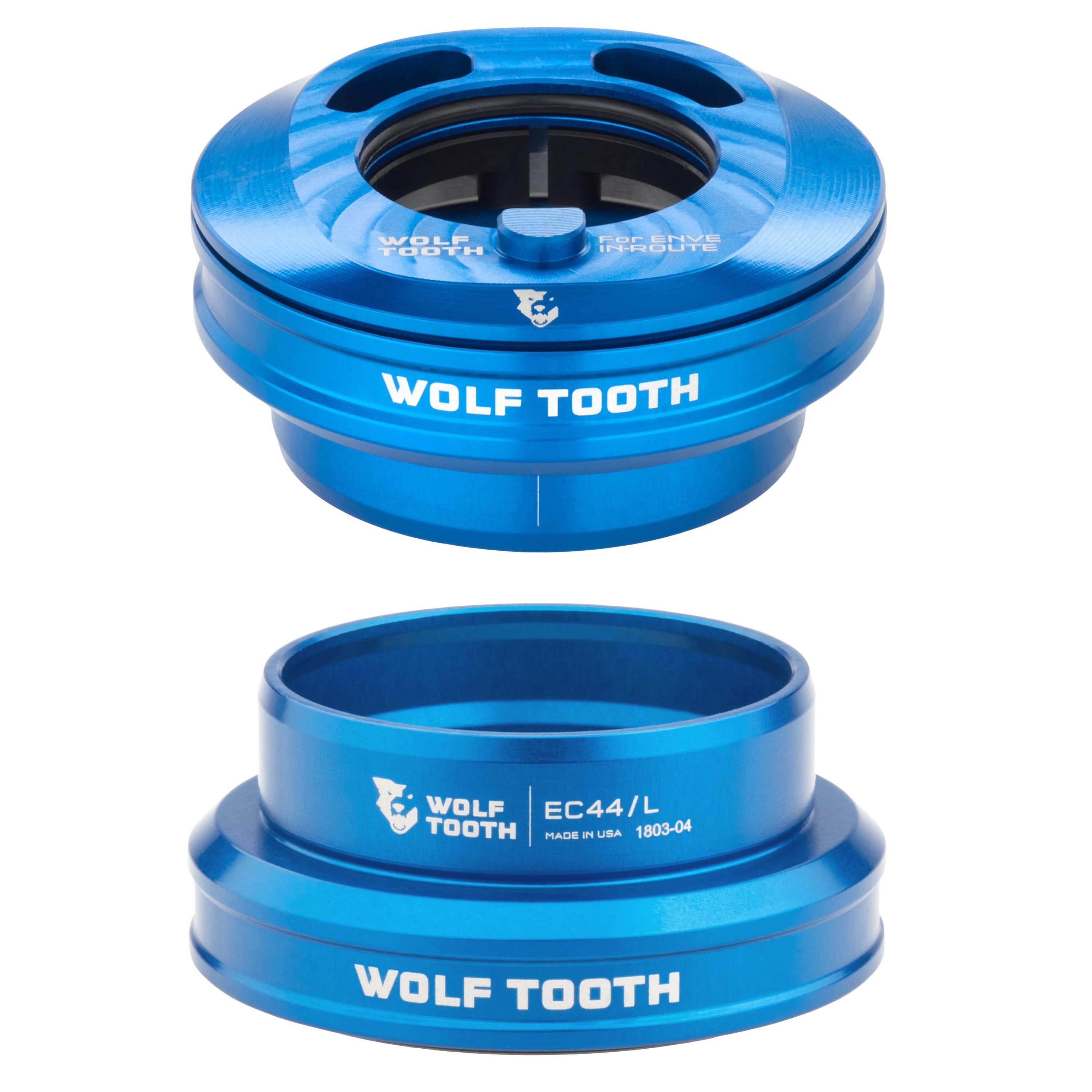 EC44 Upper & Lower Set / Blue Wolf Tooth Premium Internal Headset for ENVE IN-Route System