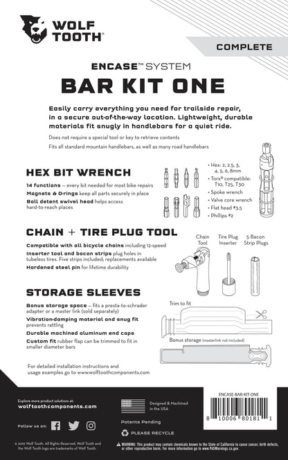 BAR KIT ONE EnCase System Bar Kit One