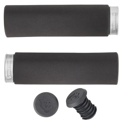 Raw Silver Fat Paw Lock-On Grips