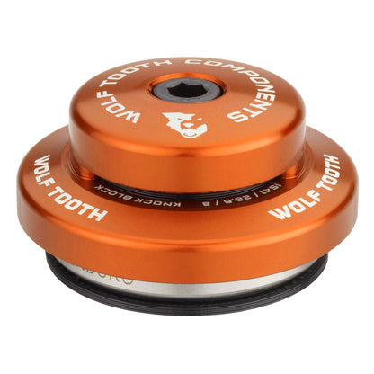 Upper / IS41/28.6 8mm Stack / Orange Wolf Tooth Premium Headset for Trek Knock Block