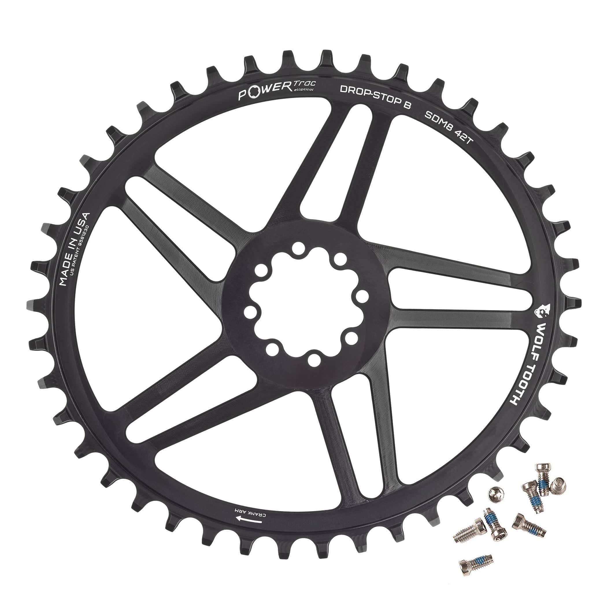 Oval Direct Mount Chainrings for SRAM 8-Bolt Gravel / Road Cranks