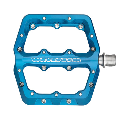 Small / Blue / Standard 4.5mm Waveform Aluminum Pedals