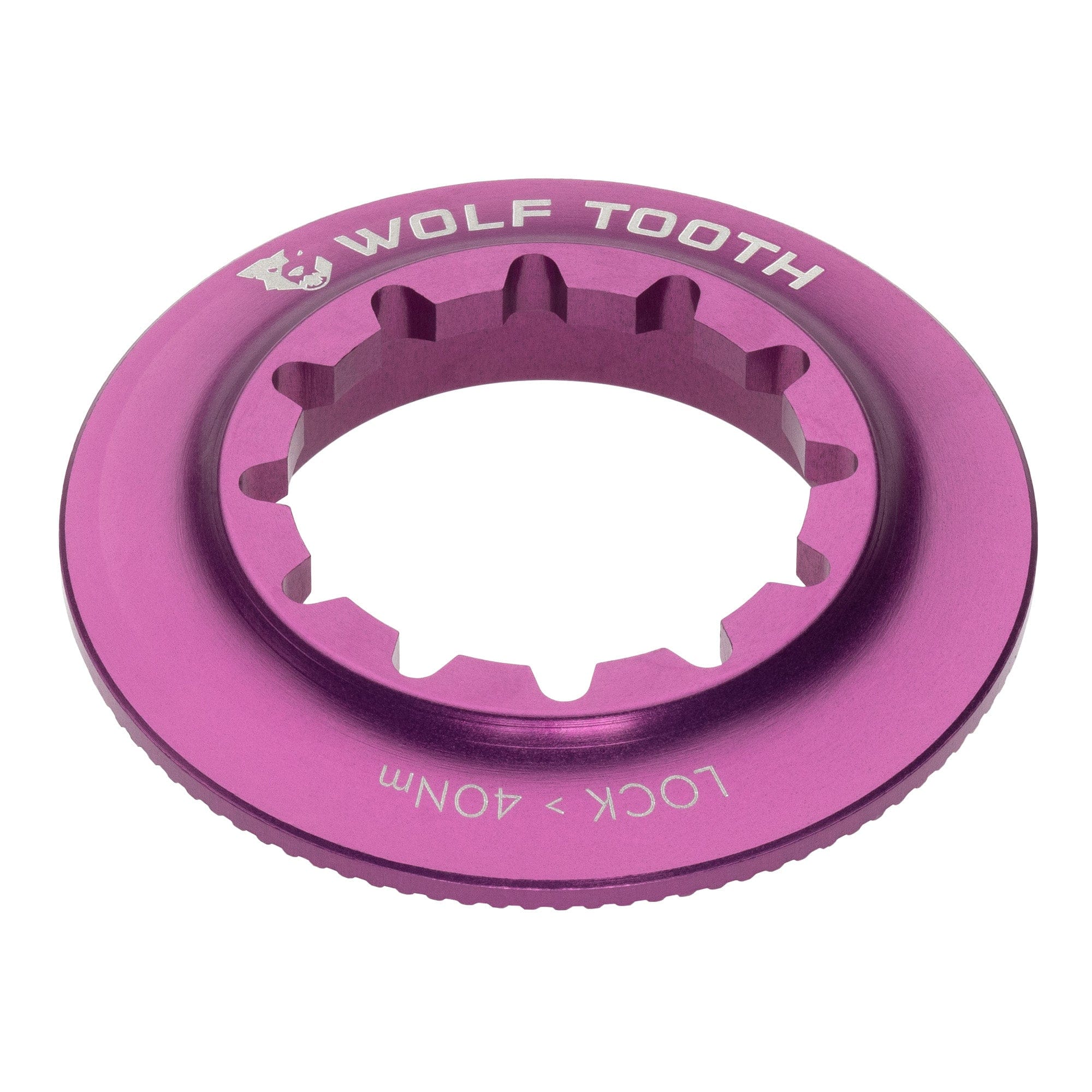 Centerlock Rotor Lockring - Internal Spline / Purple Centerlock Rotor Lockring – Internal Spline