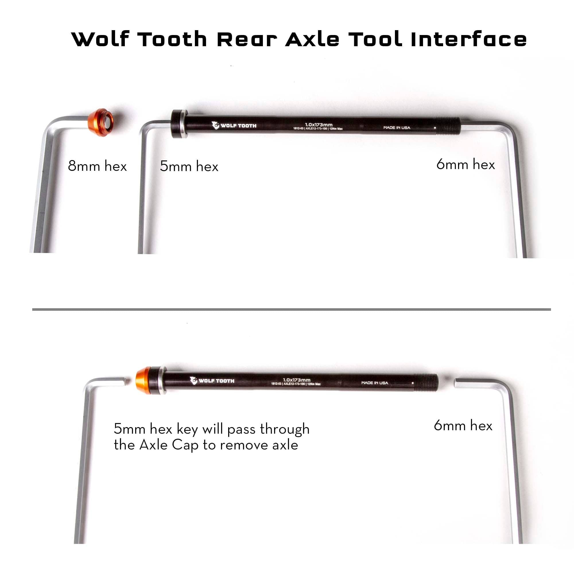 Wolf Tooth Rear Axle for X-12