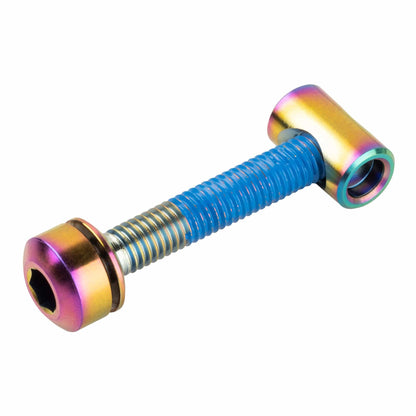 Quick Release / Oil Slick Seatpost Clamp Titanium Bolt Hardware Upgrade Kit