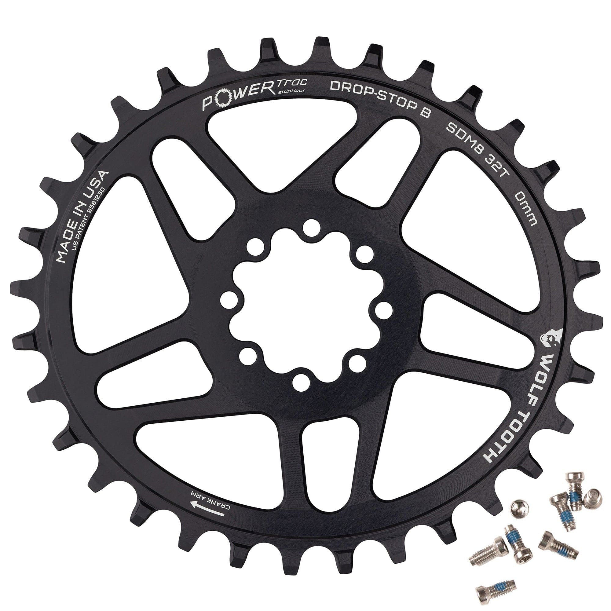 Oval Direct Mount Chainrings for SRAM 8-Bolt Mountain Cranks