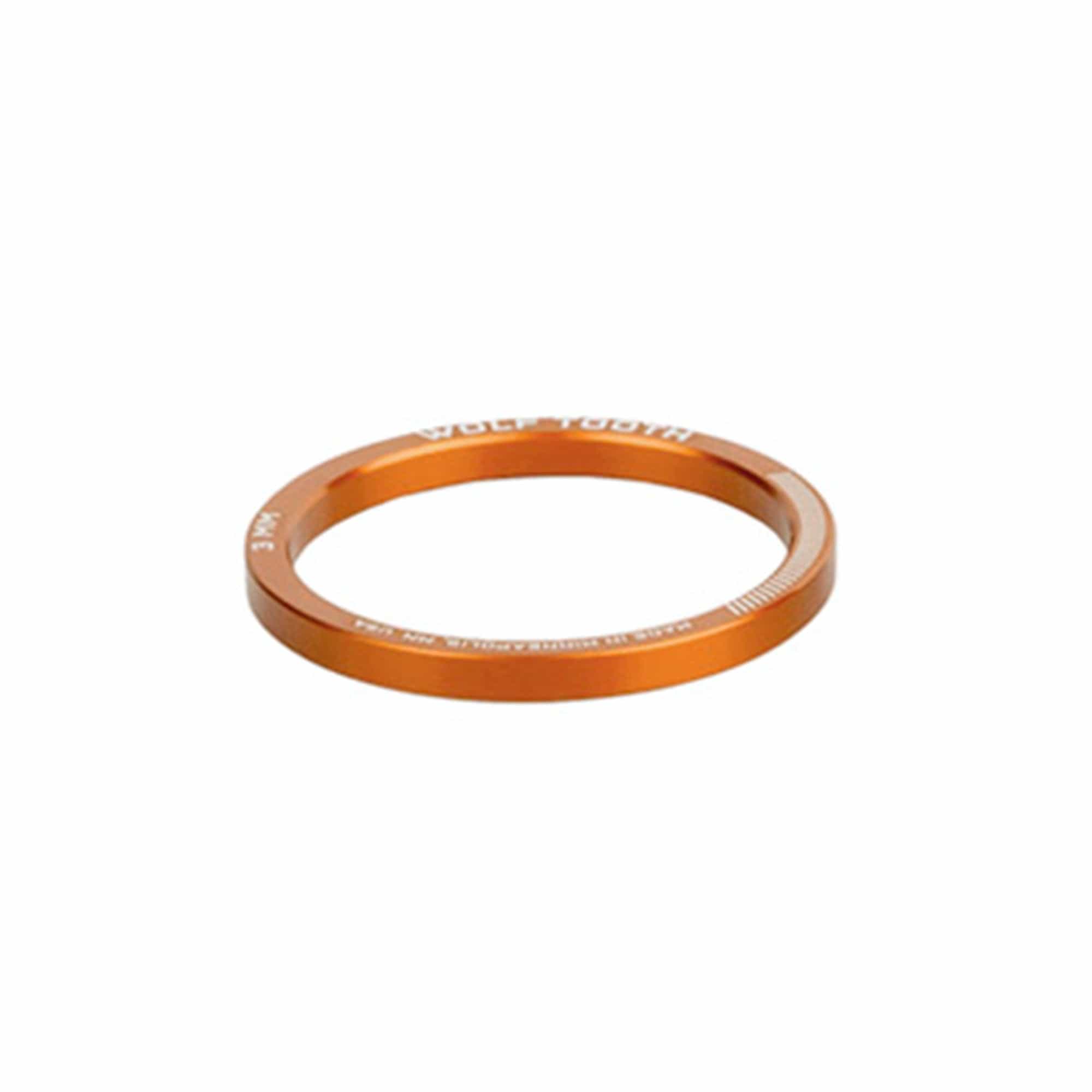 3mm / Orange Precision Headset Spacers