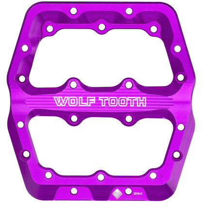 Large Left Pedal Body - Ultraviolet Purple Waveform Pedals Replacement Parts