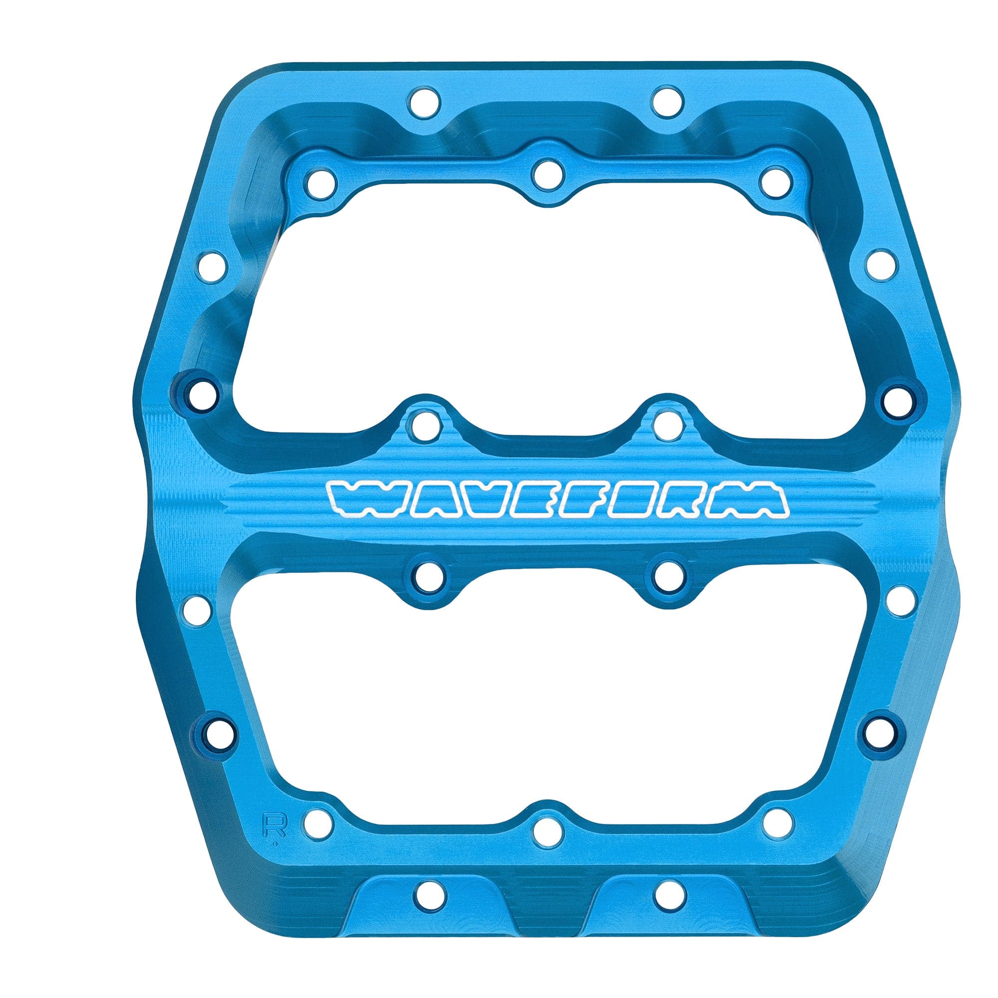 Small Right Pedal Body - Blue Waveform Pedals Replacement Parts