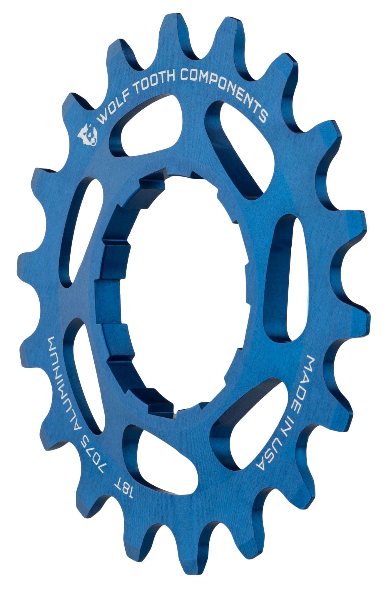 22T / Blue Aluminum Single Speed Cog