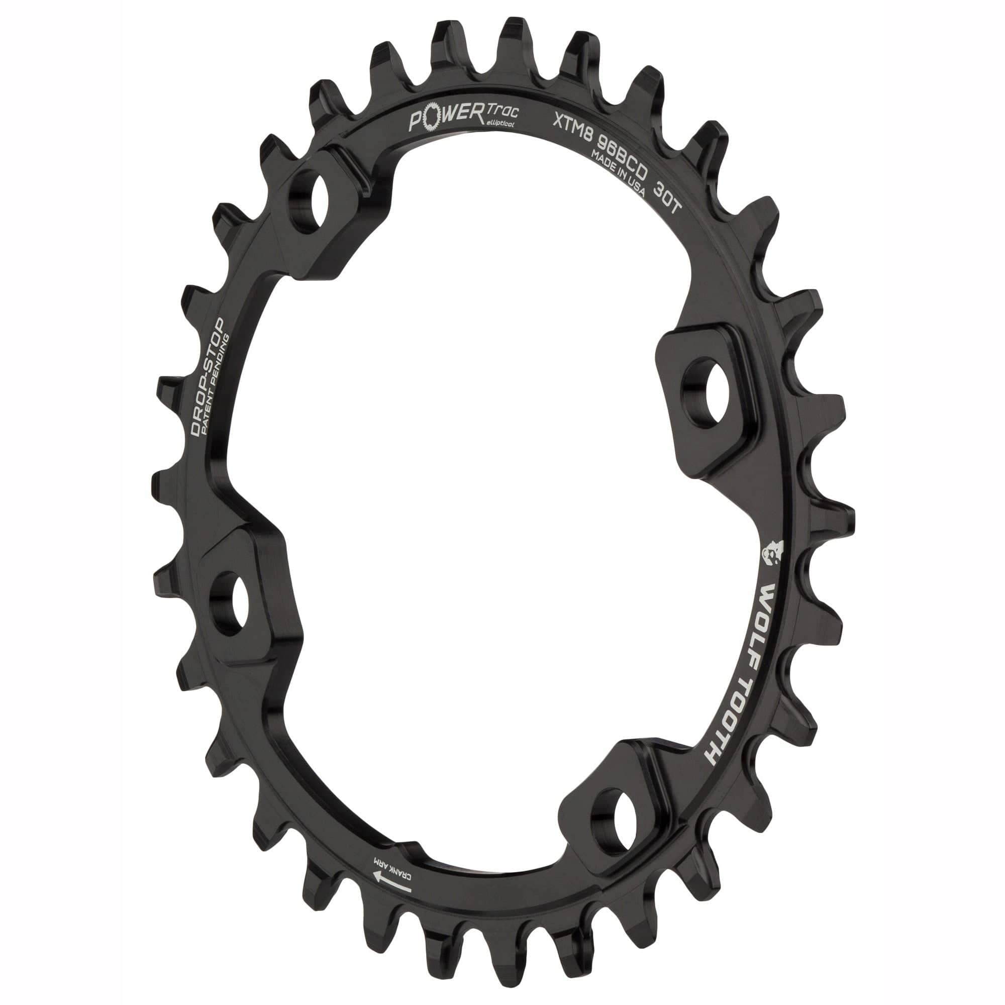 Oval 96 mm BCD Chainrings for Shimano XT M8000 and SLX M7000