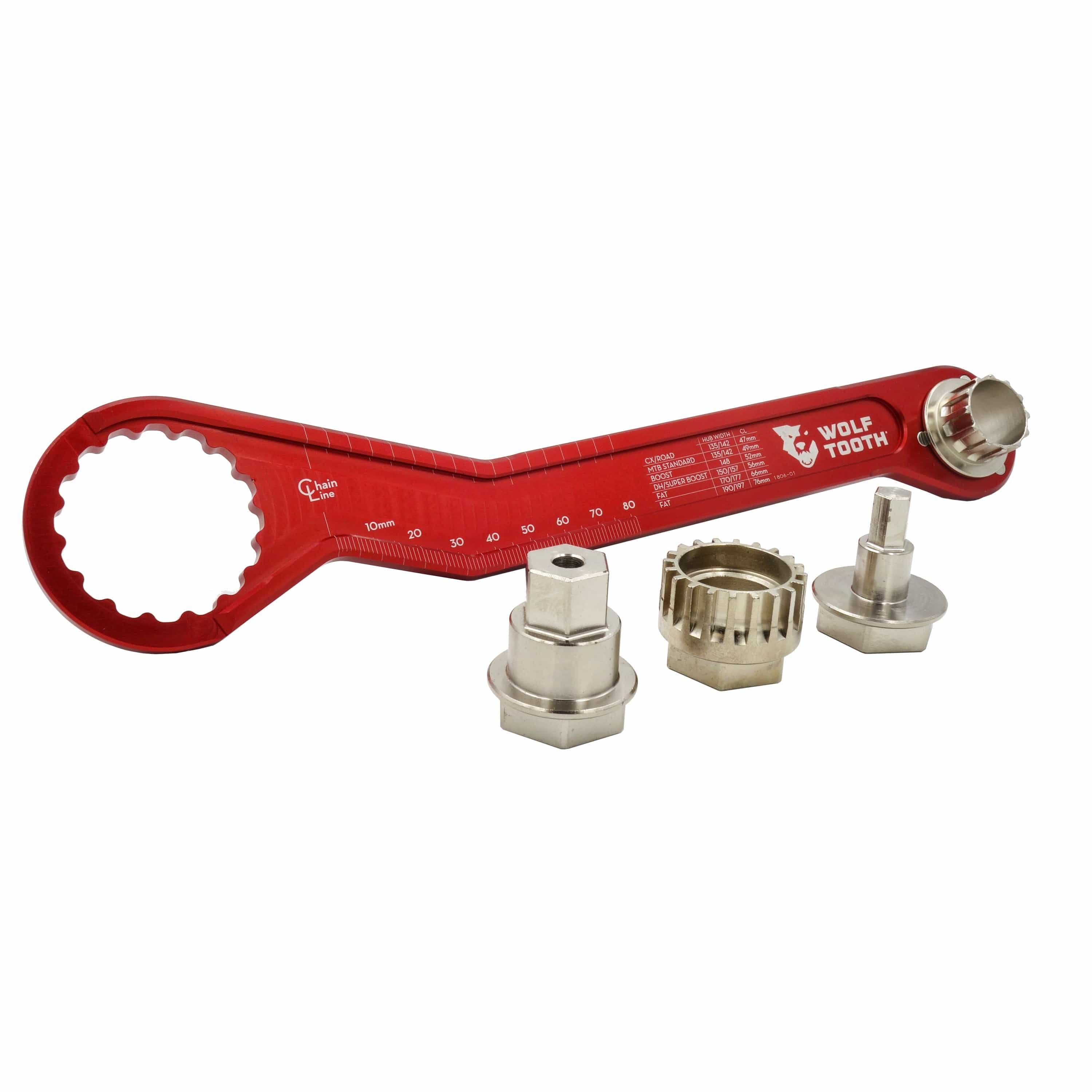 Pack Wrench and Insert Kit Pack Wrench and Inserts Kit - Ultralight BB Wrench and 1-Inch Hex Inserts