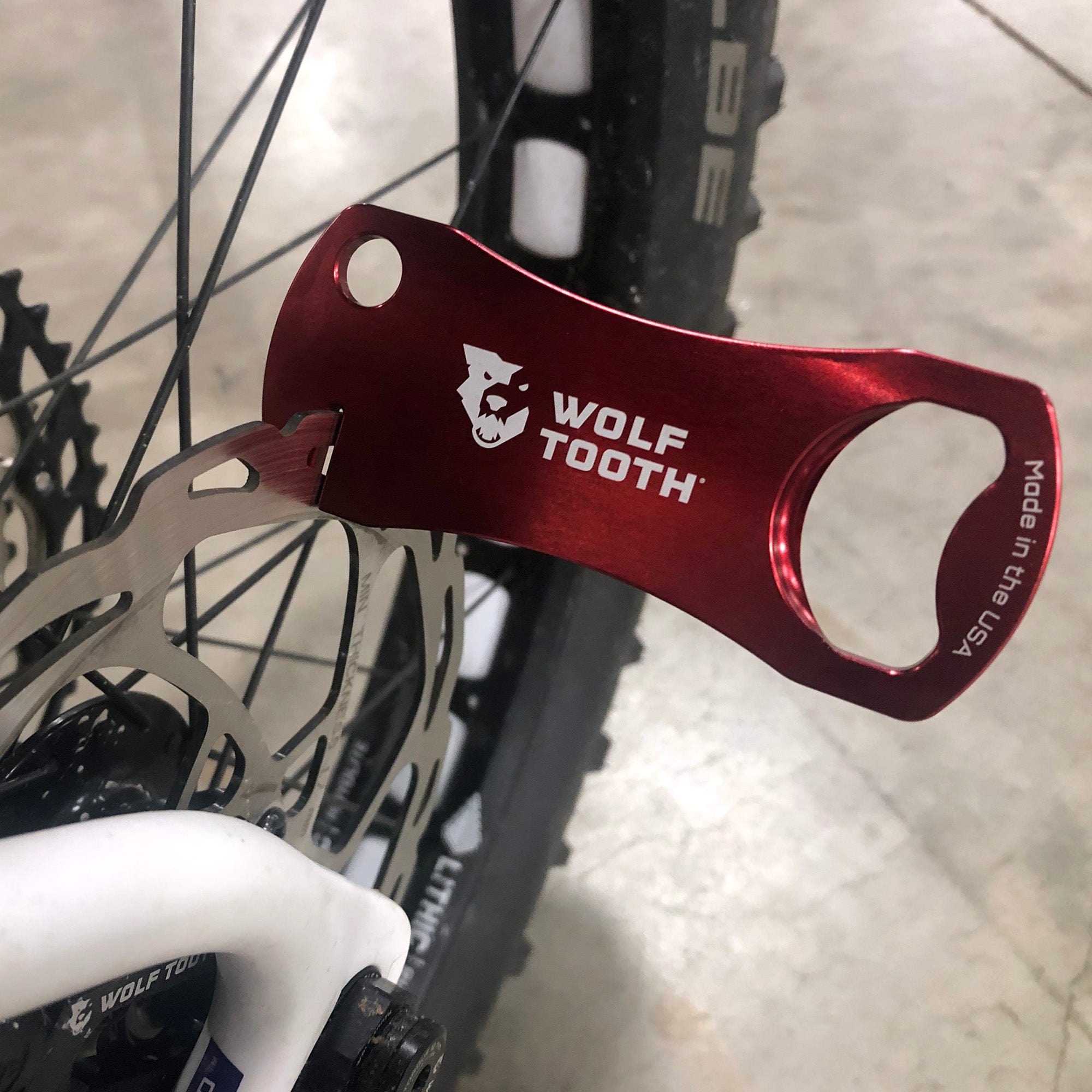 Bottle Opener With Rotor Truing Slot