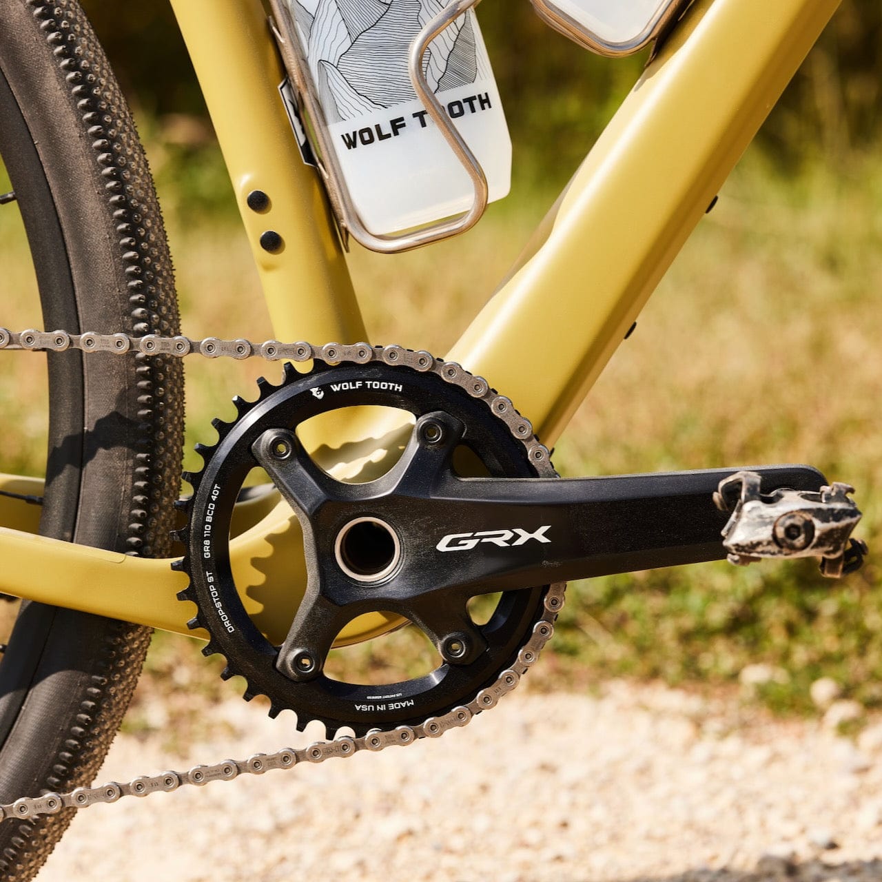 110 BCD Asymmetric 4-Bolt Chainrings for Shimano GRX Cranks