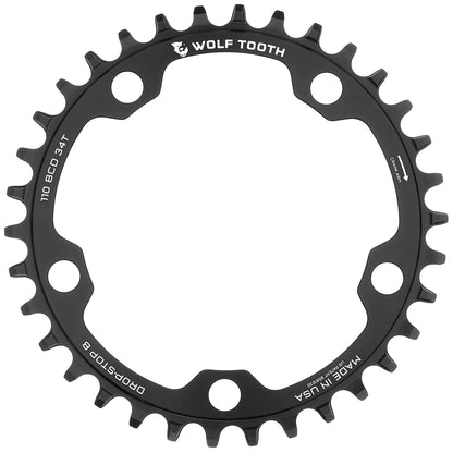 Drop-Stop B / 34T 110 BCD Gravel / CX / Road Chainrings