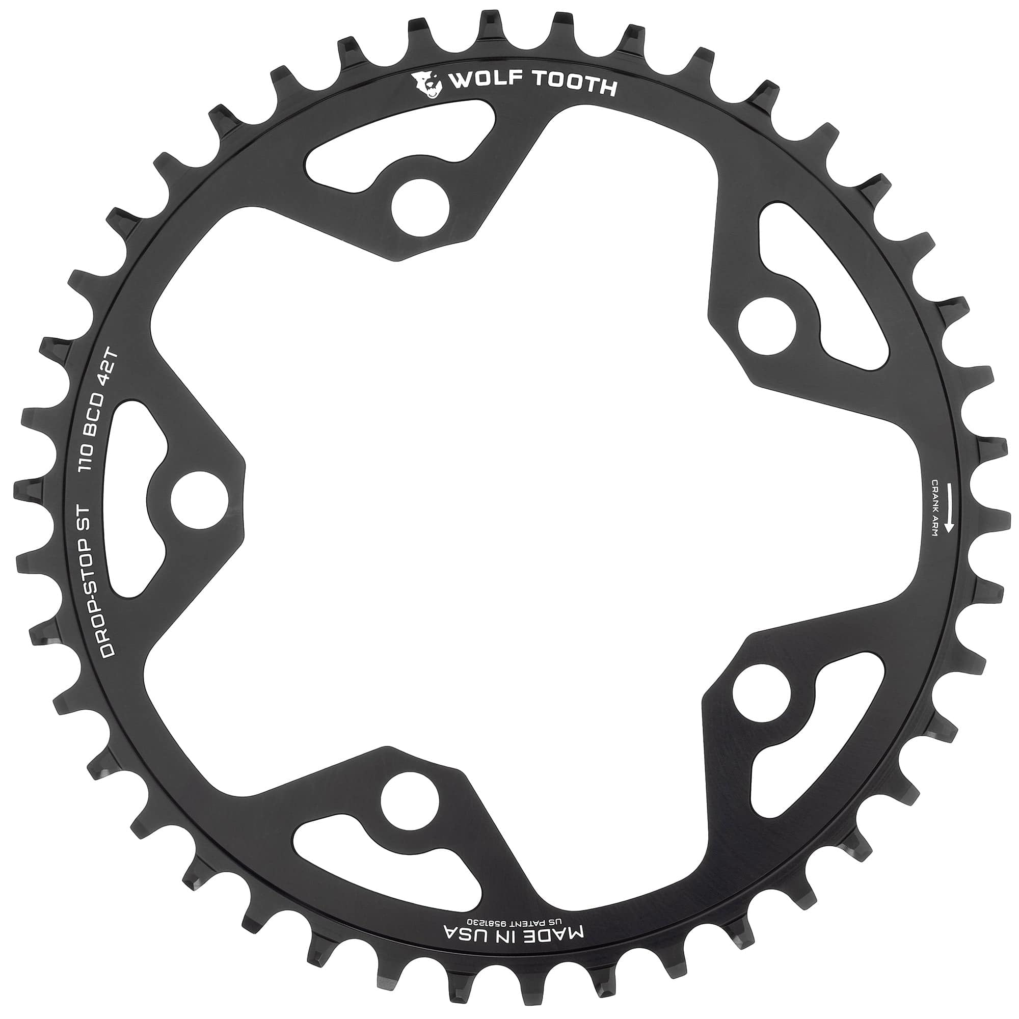 Drop-Stop ST / 42T 110 BCD Gravel / CX / Road Chainrings