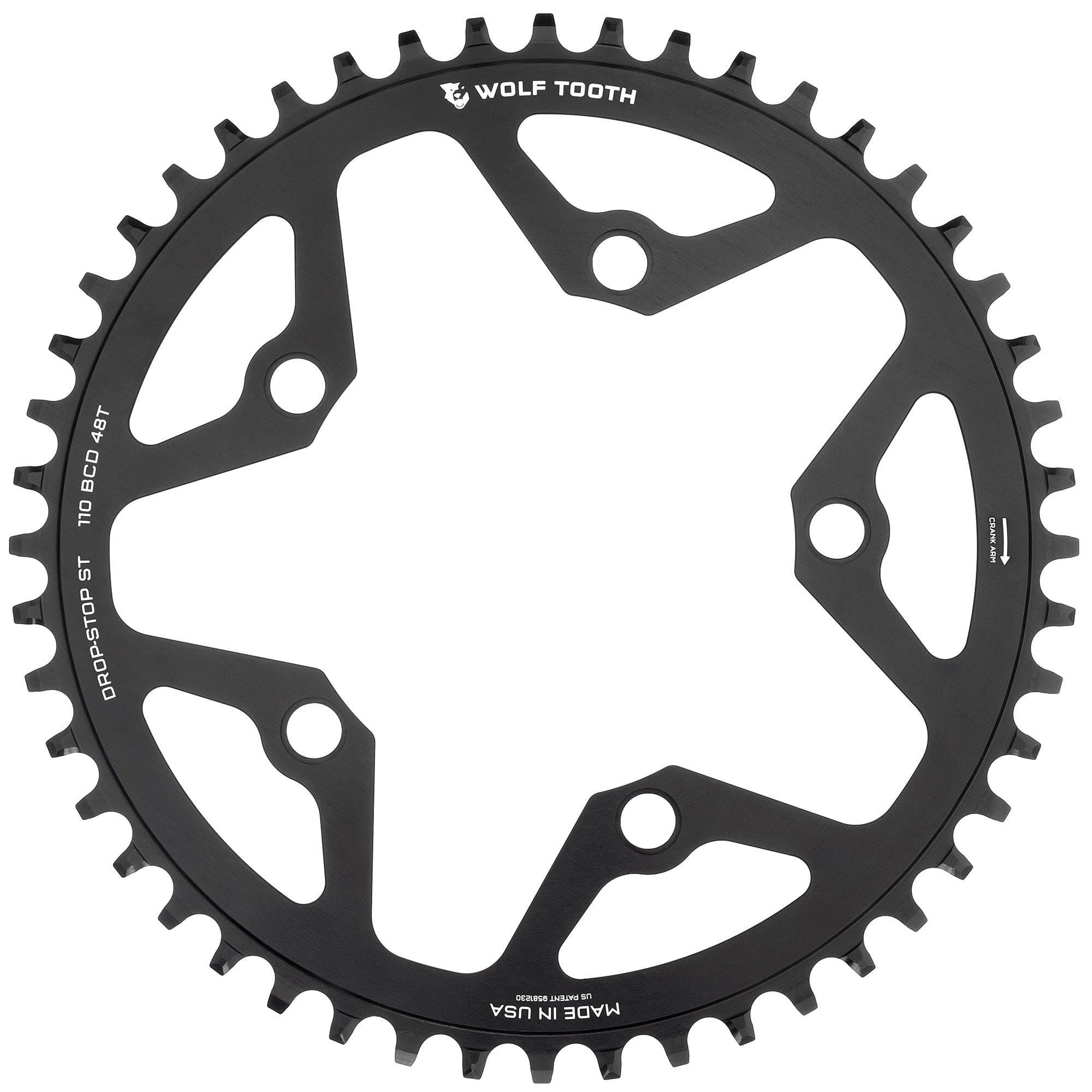 Drop-Stop ST / 48T 110 BCD Gravel / CX / Road Chainrings