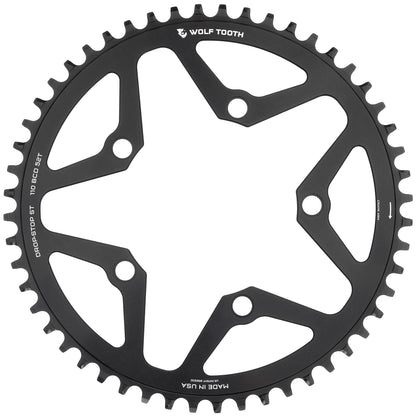 Drop-Stop ST / 52T 110 BCD Gravel / CX / Road Chainrings