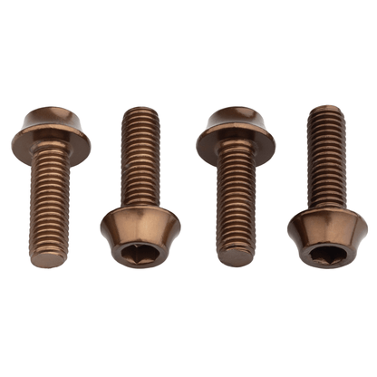 Aluminum - 4 pcs. / Espresso Water Bottle Cage Bolts