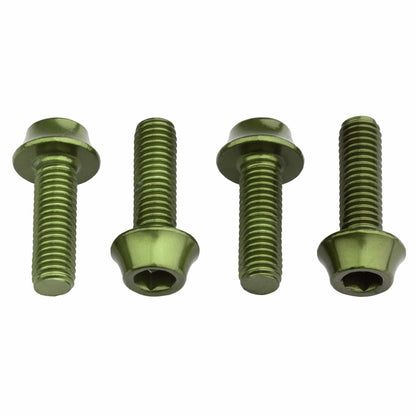 Aluminum - 4 pcs. / Olive Water Bottle Cage Bolts