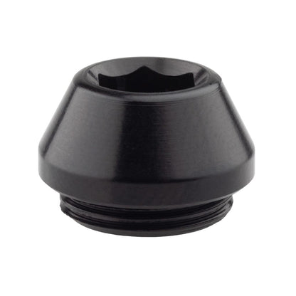 Aluminum / Black Axle Cap