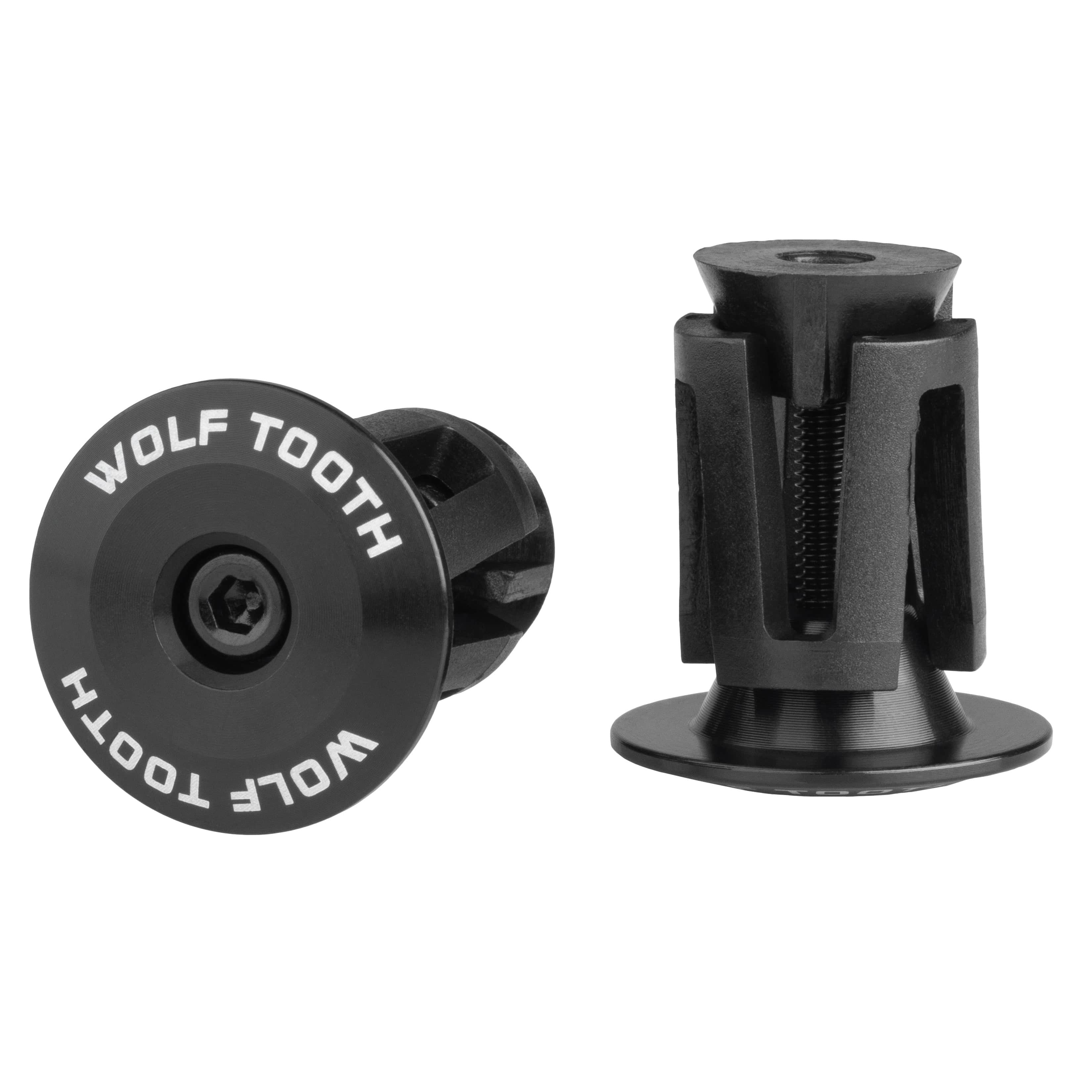 Aluminum / Black Alloy Bar End Plugs