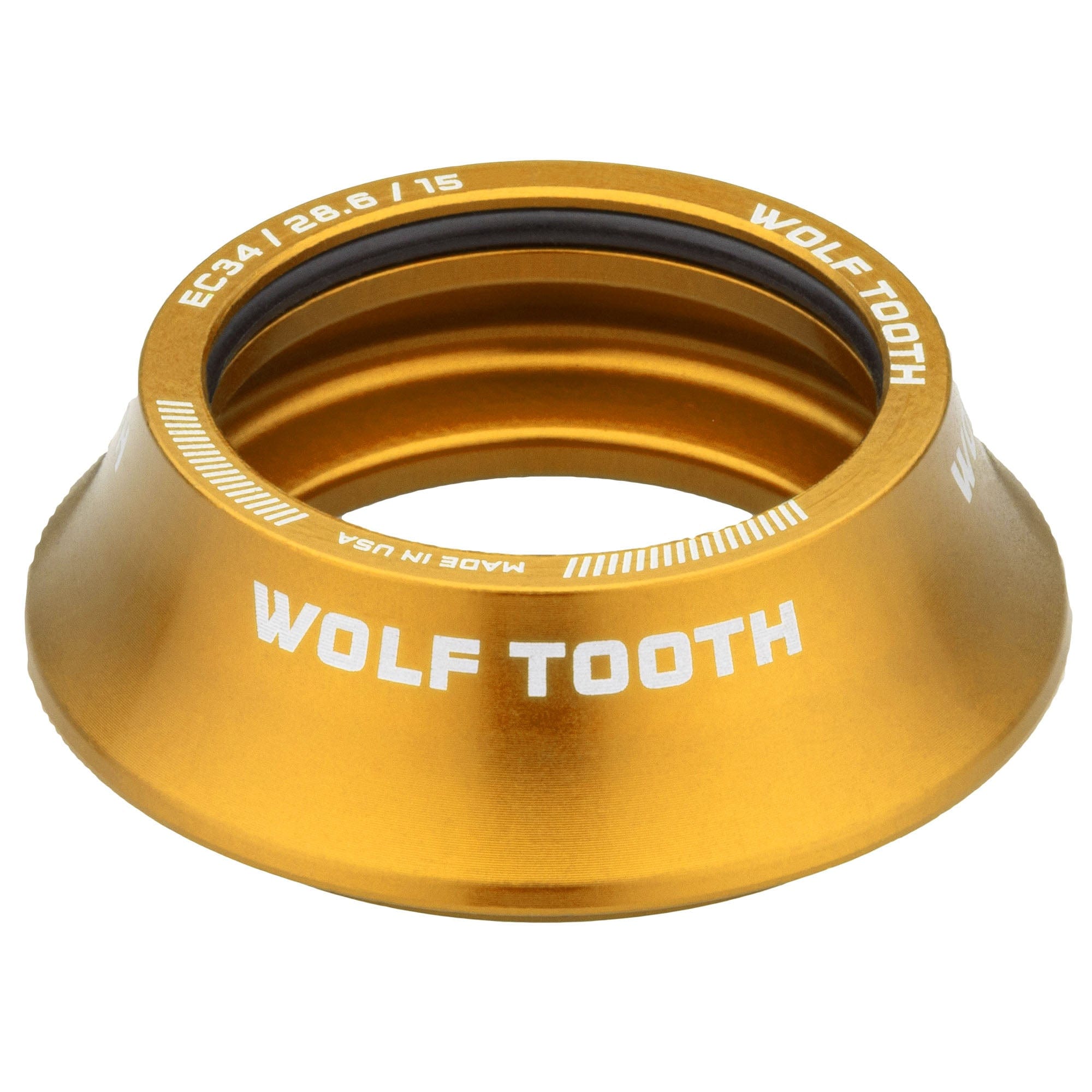 EC / 15mm cap / Gold Headset Top Cap