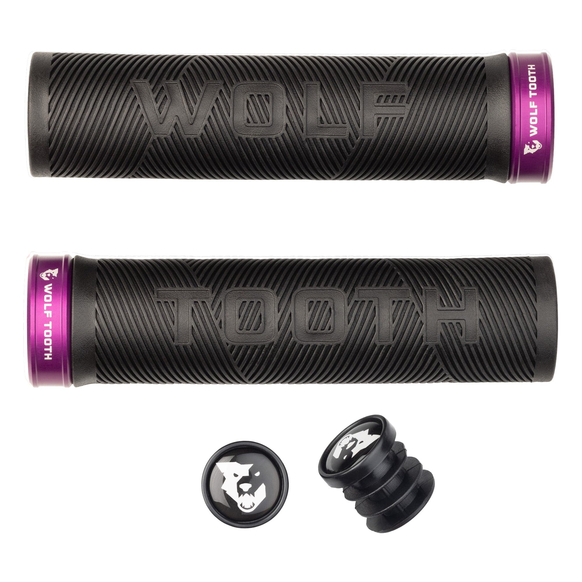 Black / Purple Echo Lock-On Grips