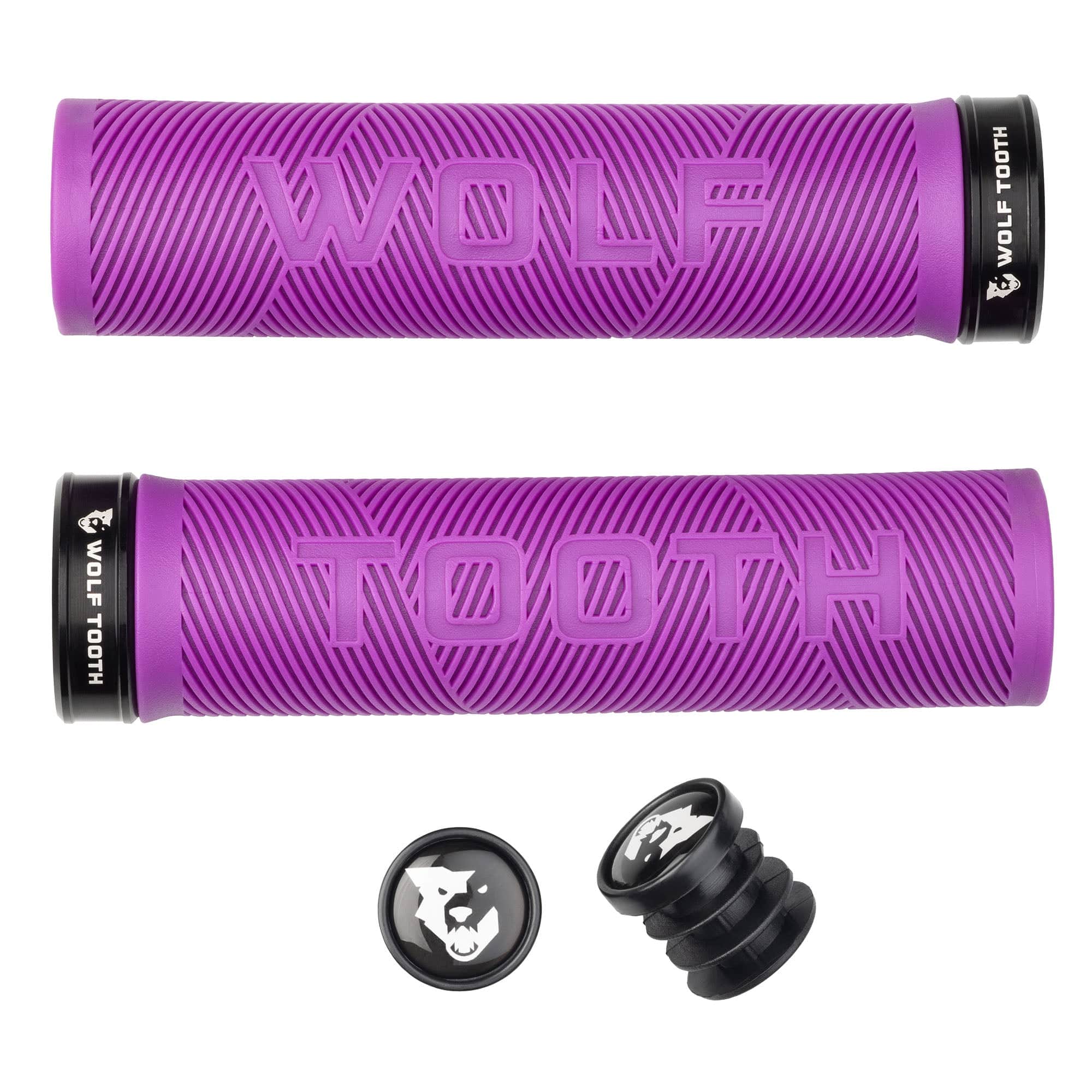 Purple / BLK Echo Lock-On Grips – Colors