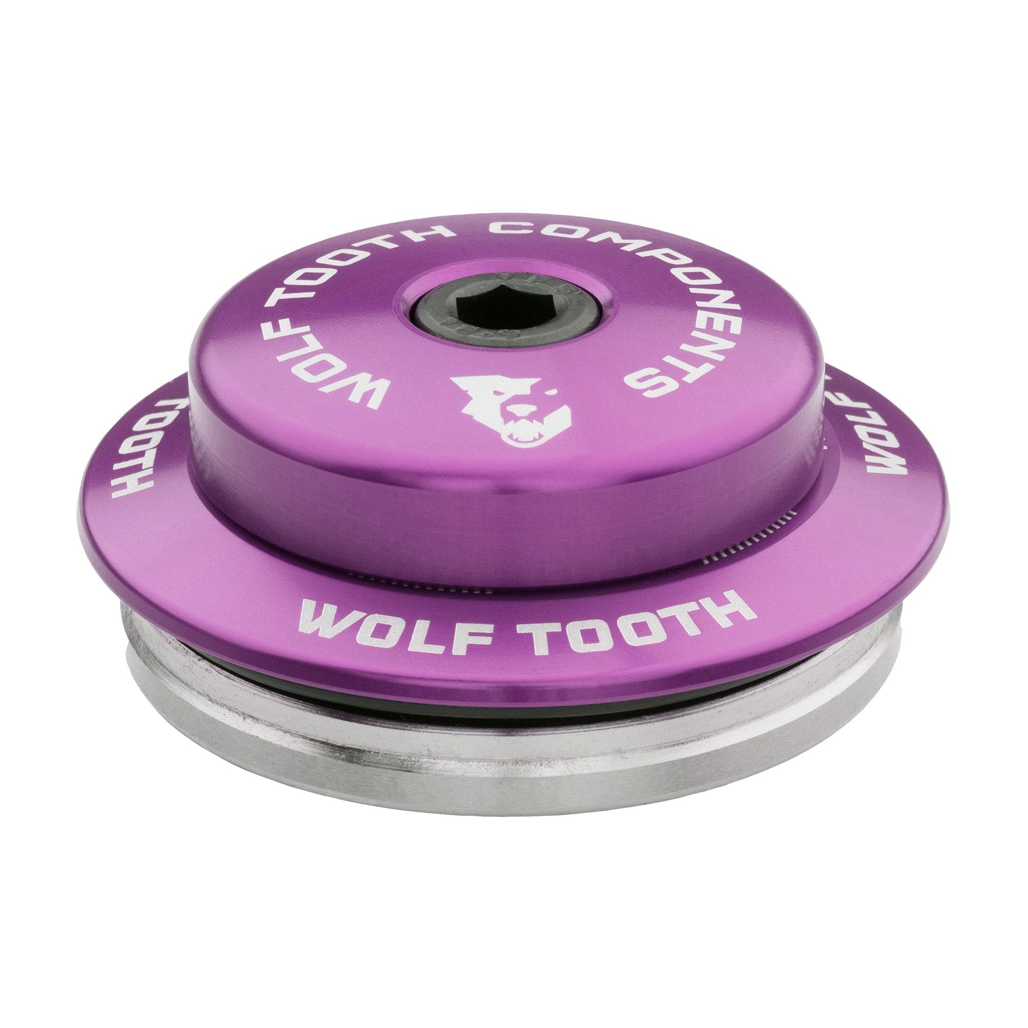 Upper / Purple Wolf Tooth Premium IS Headsets for Specialized - Integrated Standard