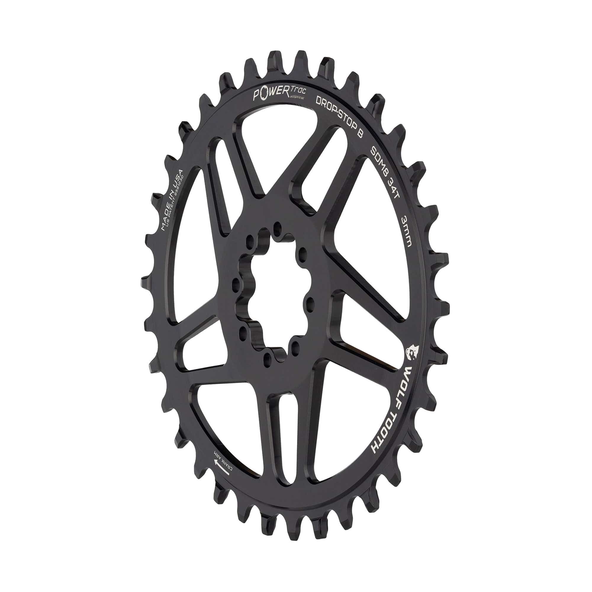 Oval Direct Mount Chainrings for SRAM 8-Bolt Mountain Cranks