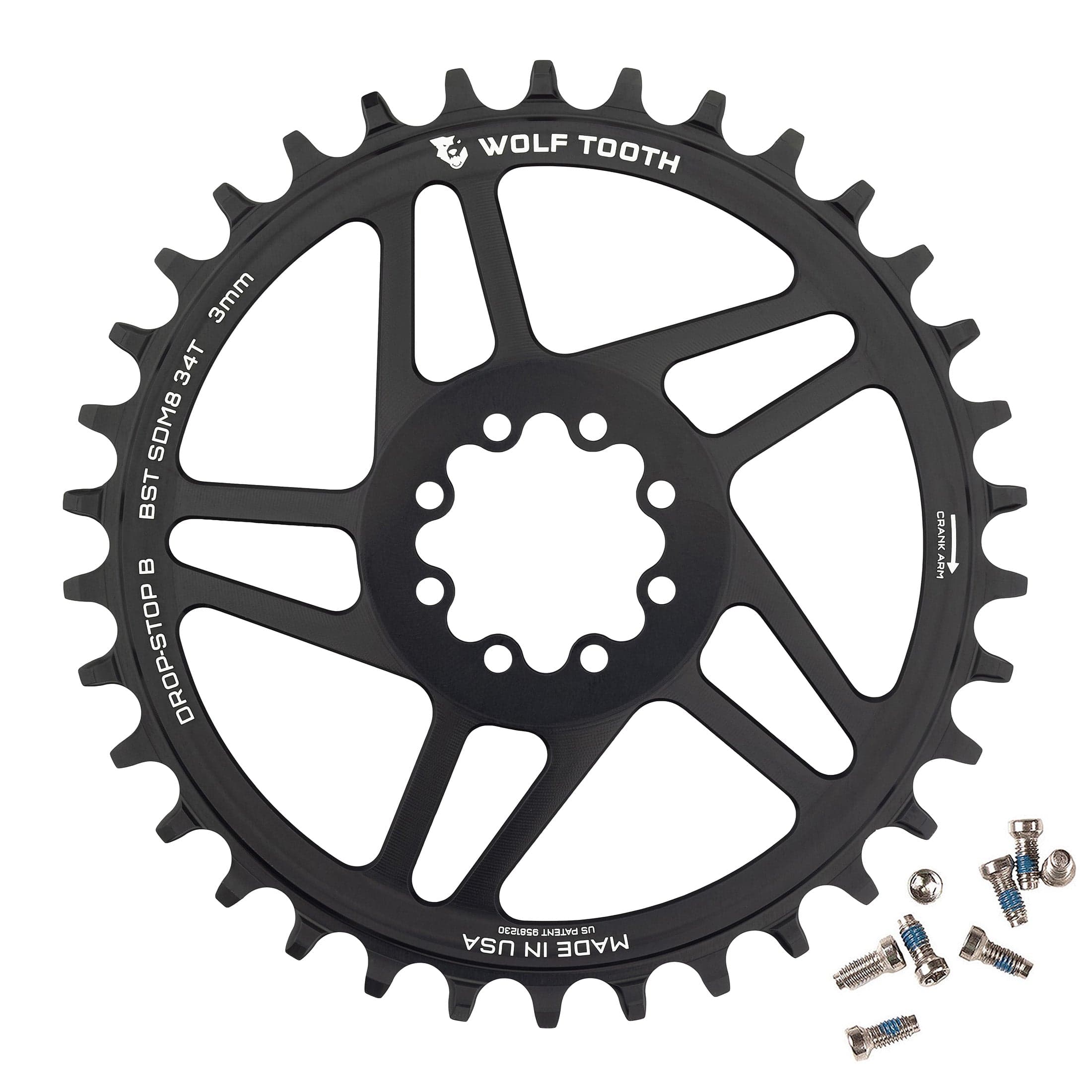 Direct Mount Chainrings for SRAM 8-Bolt Mountain Cranks