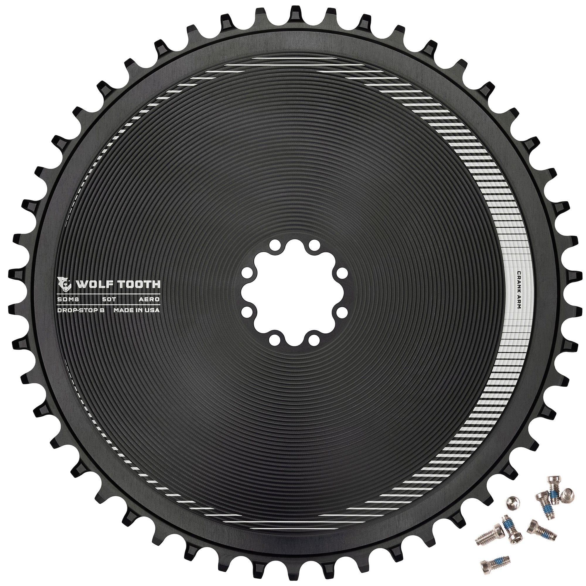 Drop-Stop B / 50T Direct Mount Chainrings for SRAM 8-Bolt Gravel / Road Cranks