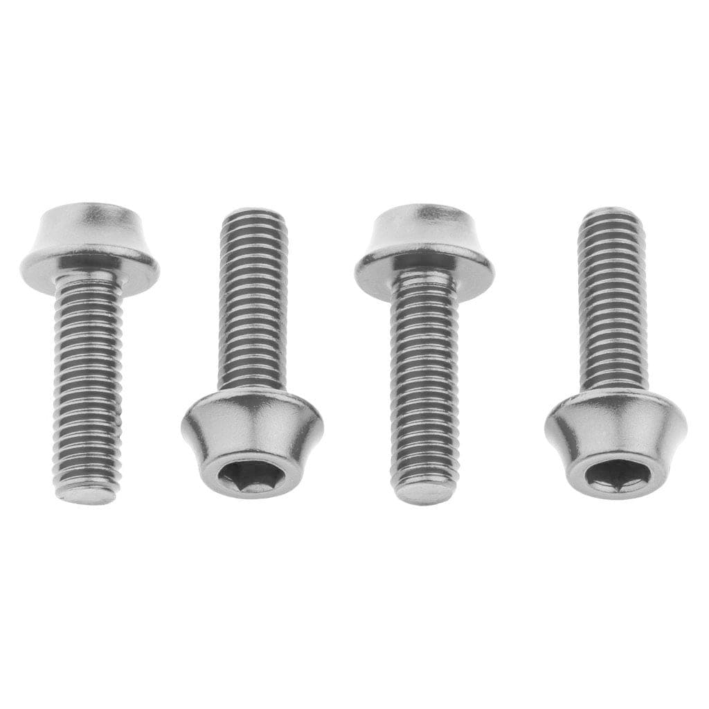 Aluminum - 4 pcs. / Silver Water Bottle Cage Bolts