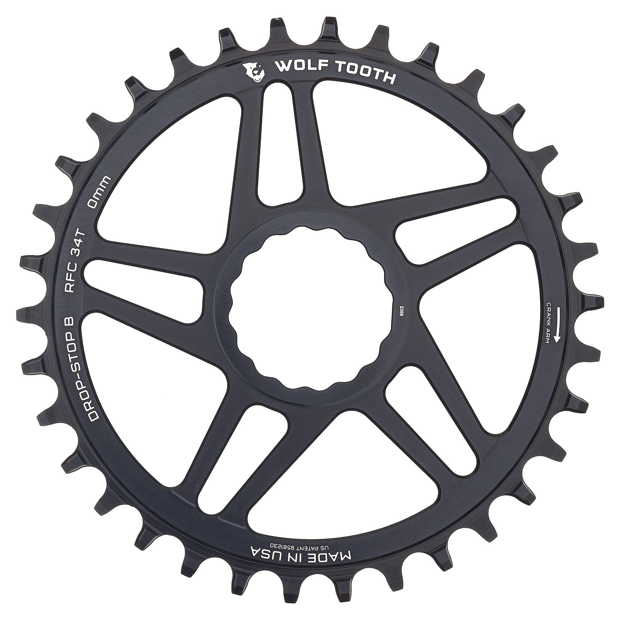 Drop-Stop B / 34T / 0MM Offset Direct Mount Chainrings for Race Face Cinch