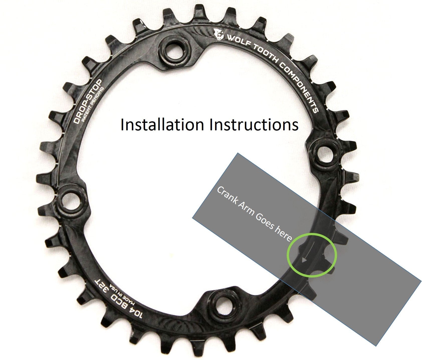 Elliptical 104 BCD Chainrings