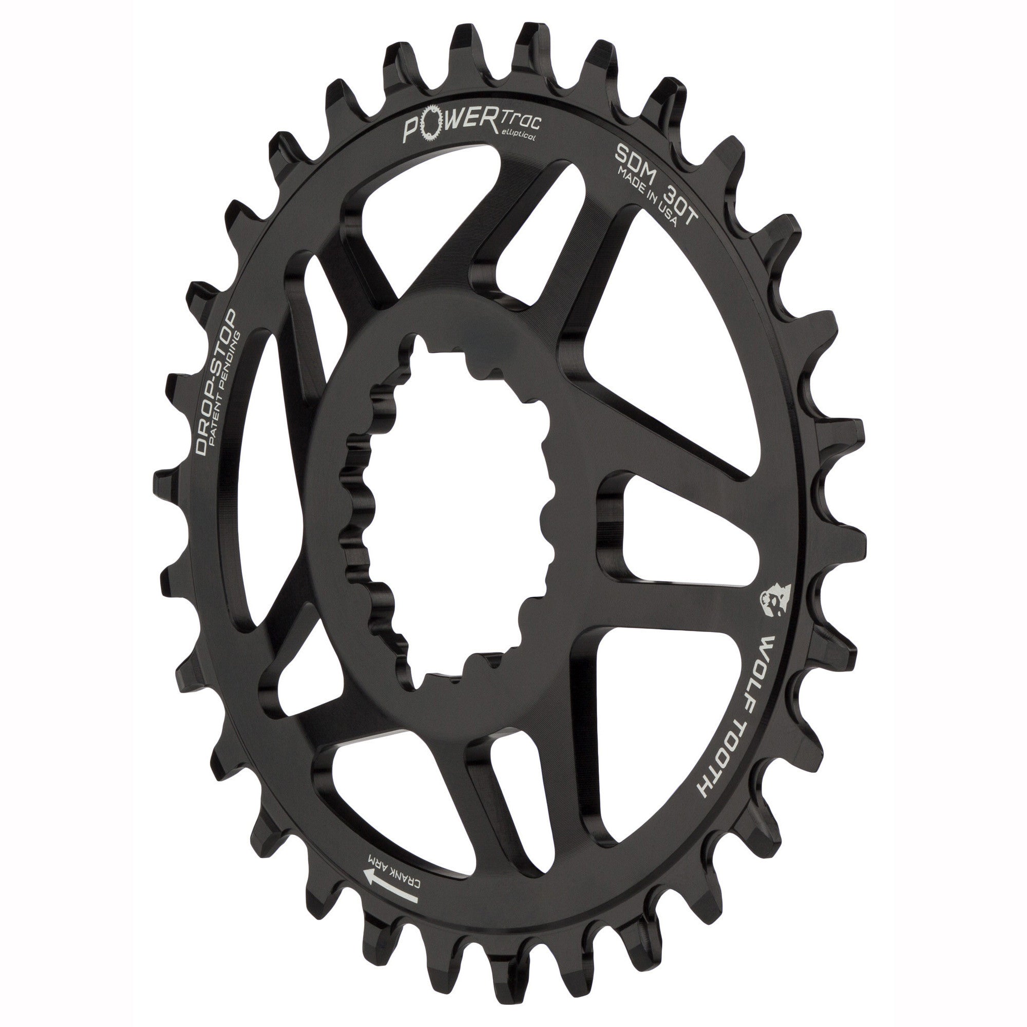 Elliptical Direct Mount Chainrings for SRAM Cranks