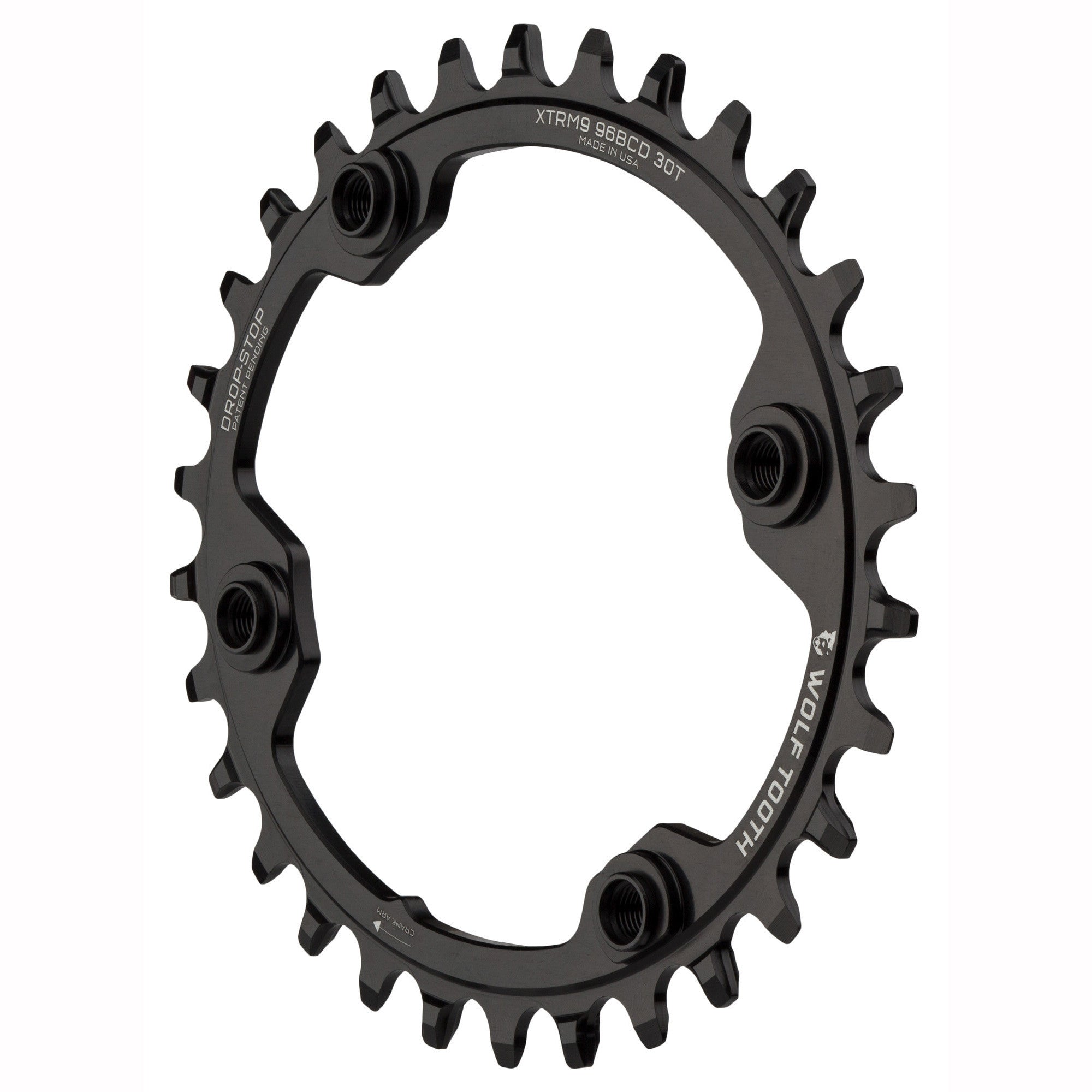 Elliptical 96 mm BCD Chainrings for Shimano XTR M9000 and M9020