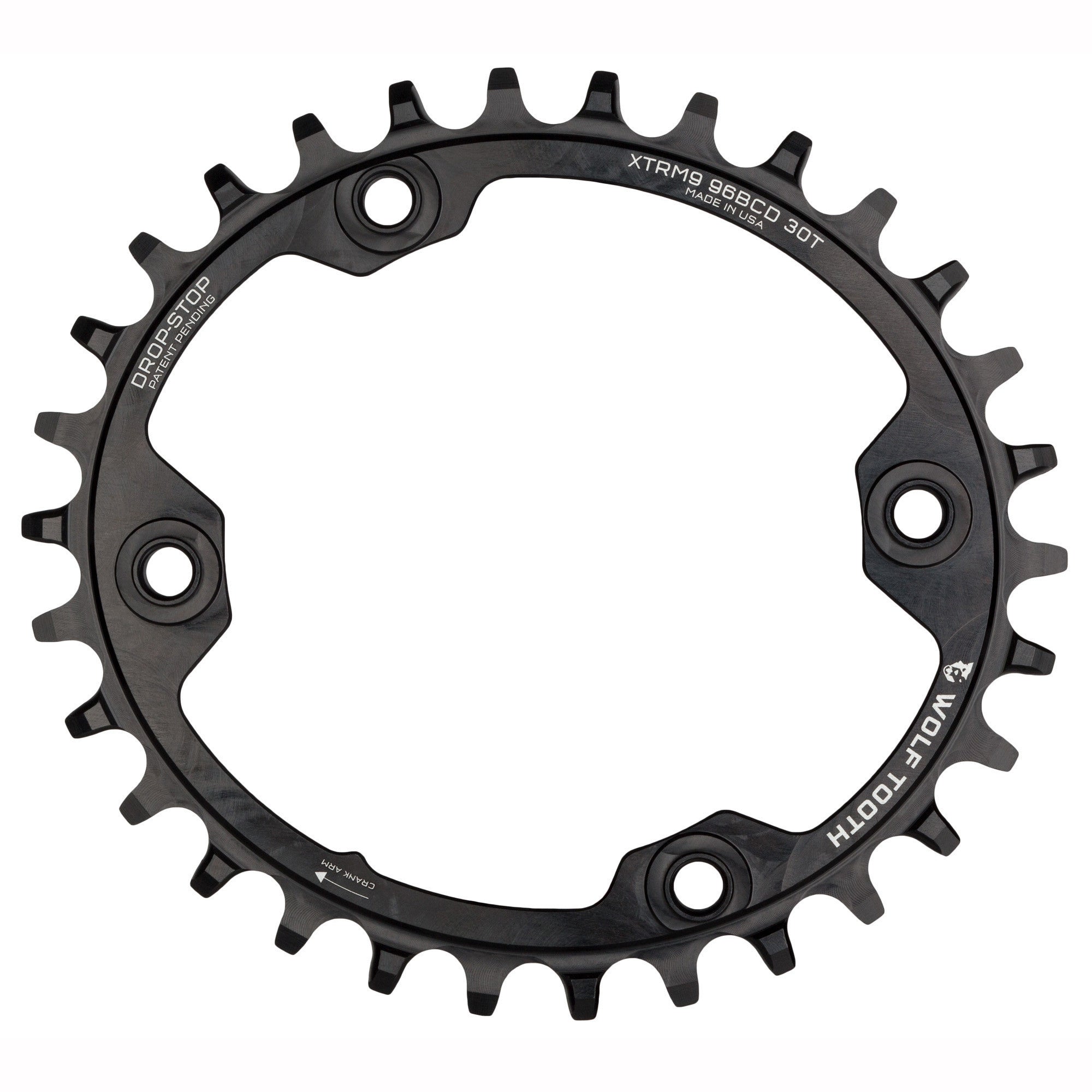 Elliptical 96 mm BCD Chainrings for Shimano XTR M9000 and M9020