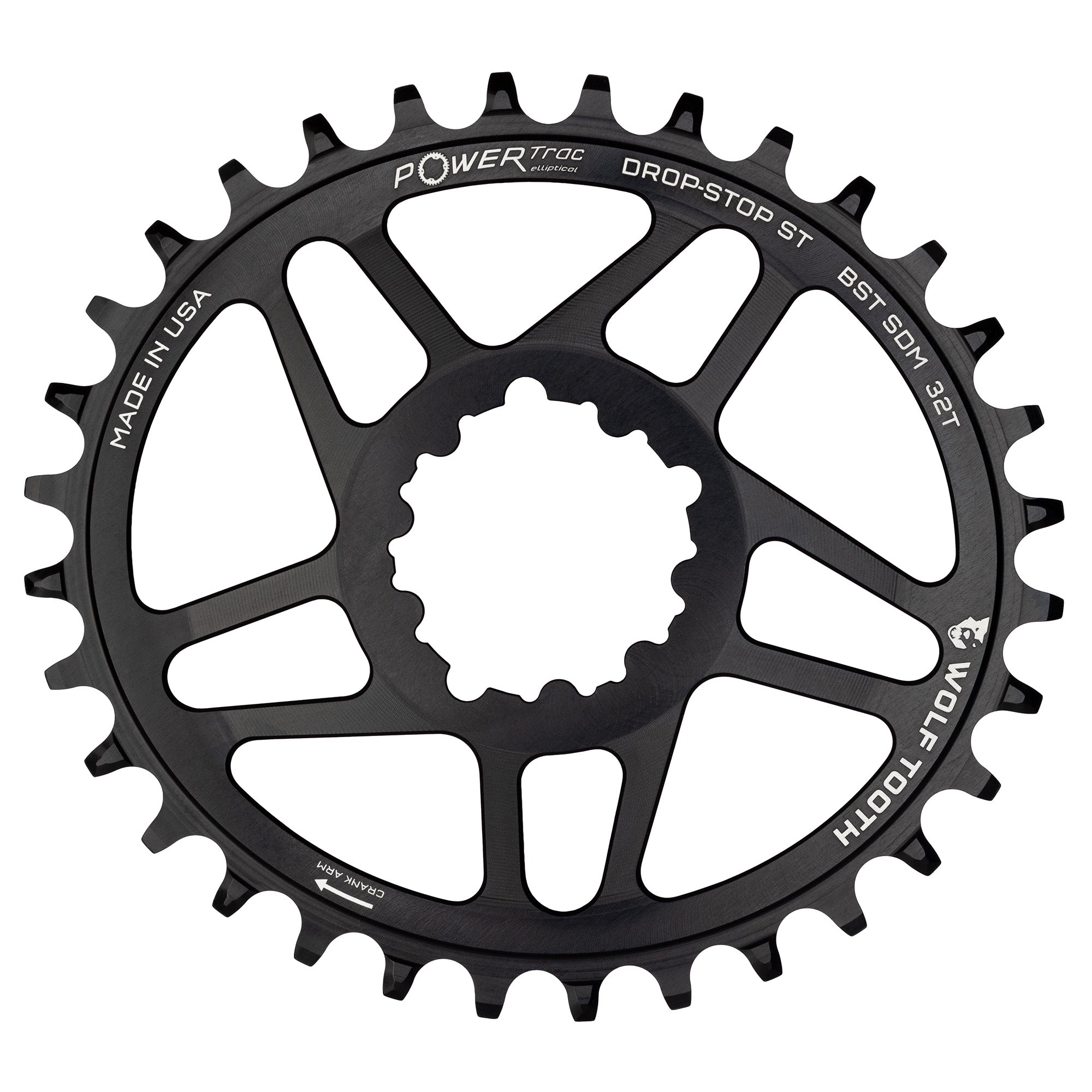 Elliptical Direct Mount Chainrings for SRAM Cranks